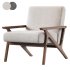 Modrest Candea Mid Century Walnut armchair - Thumbnail 1