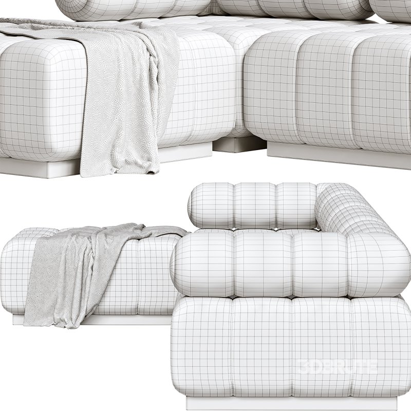 Roma Outdoor 4-Piece Sectional Image 6