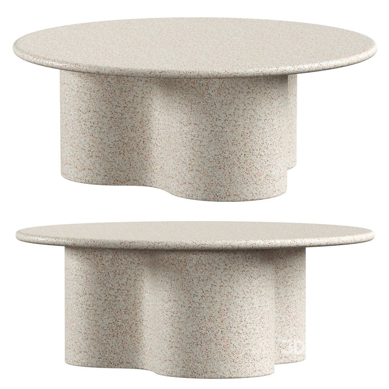 Artie Outdoor Wave Coffee Table Image 3