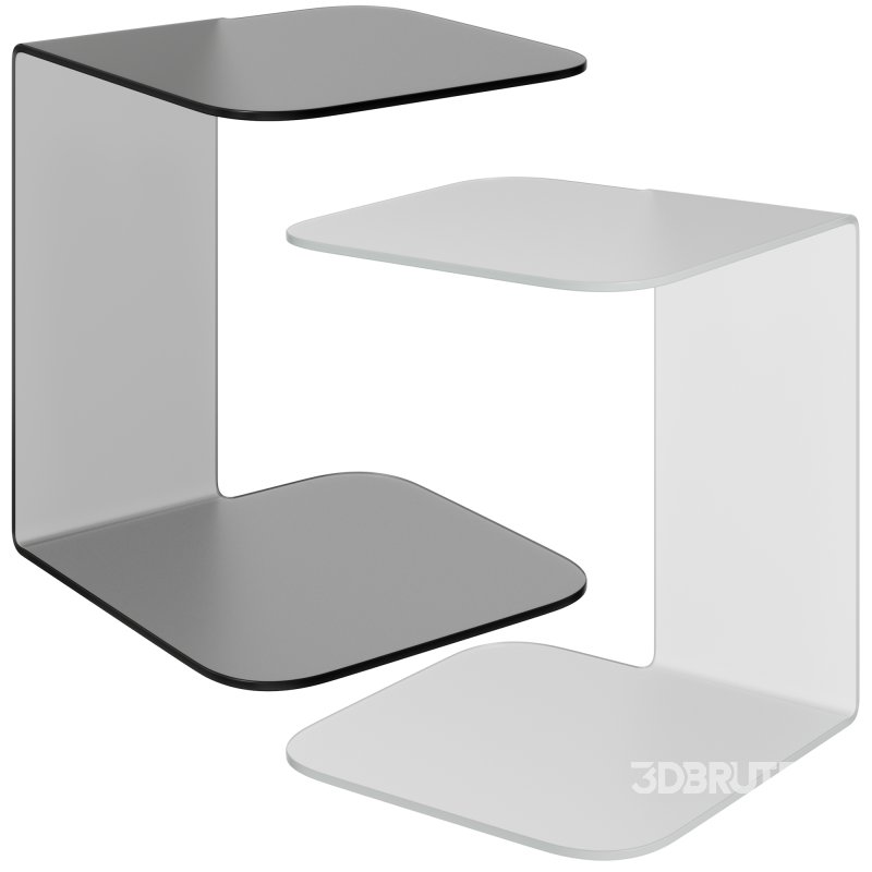 Shell Curved Glass Table by Sovet Italia Image 3