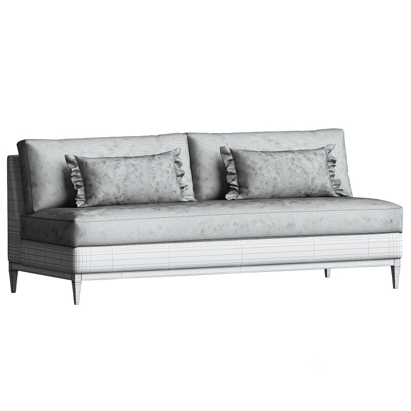 Barton Armless Sofa Image 2