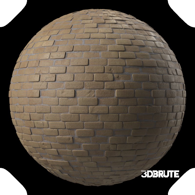 Brick Wall Materials 02- Sbsar Pbr 4k Seamless Image 6