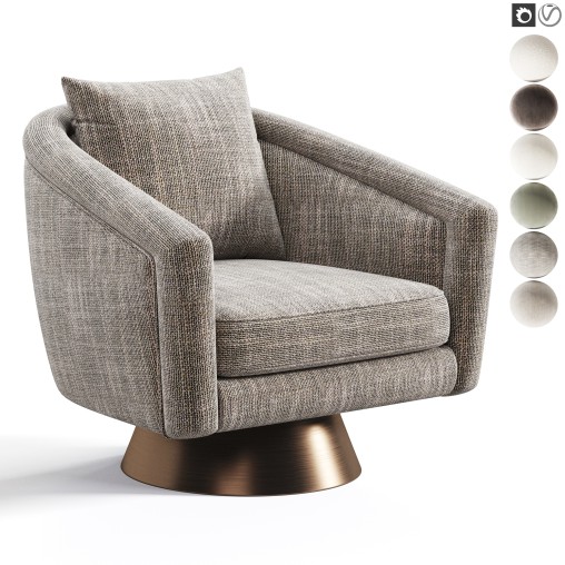 Swivel chair Fano