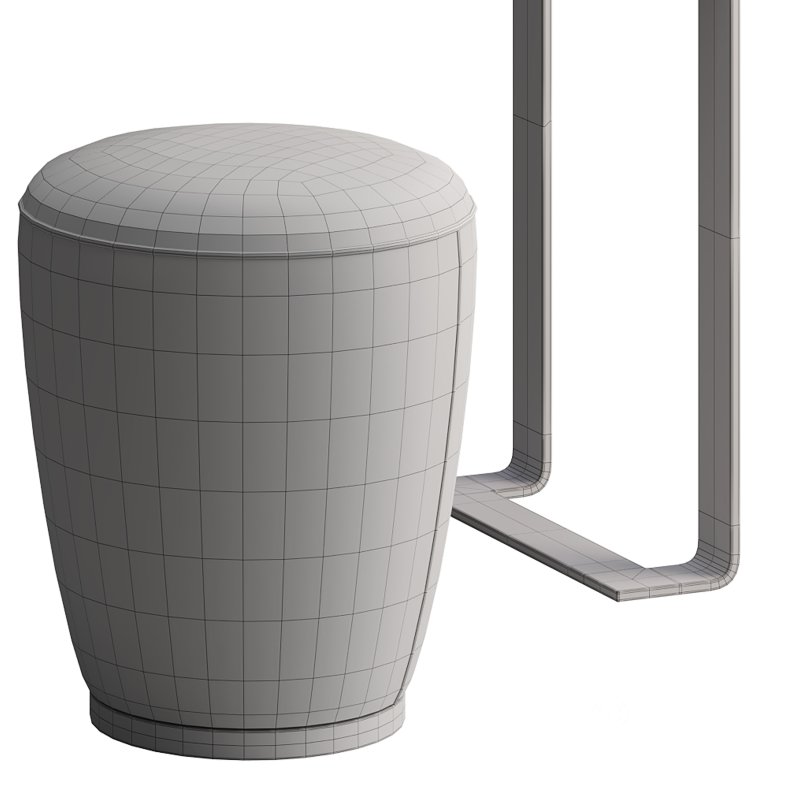 Beige and Gold solid wood Vanity set Image 14