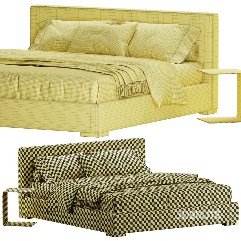 Bed_Meridiani_Stone_Plus Image 5