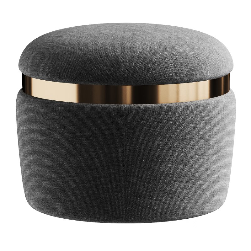 gold pouf Image 3