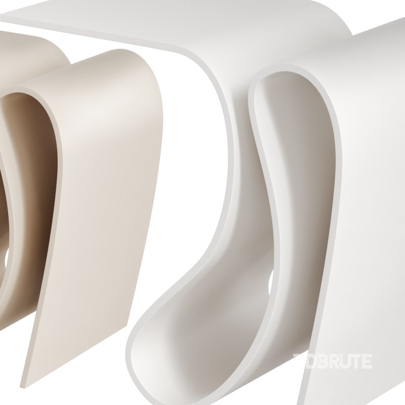 Corian Side Table coffee table Image 3