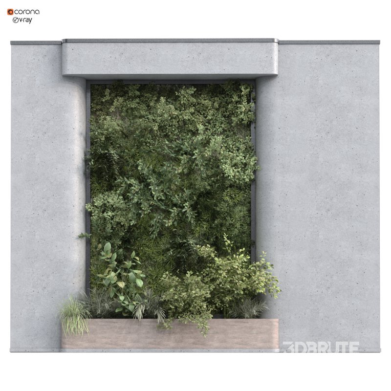 interior vertical plant green wall set 343 Image 1