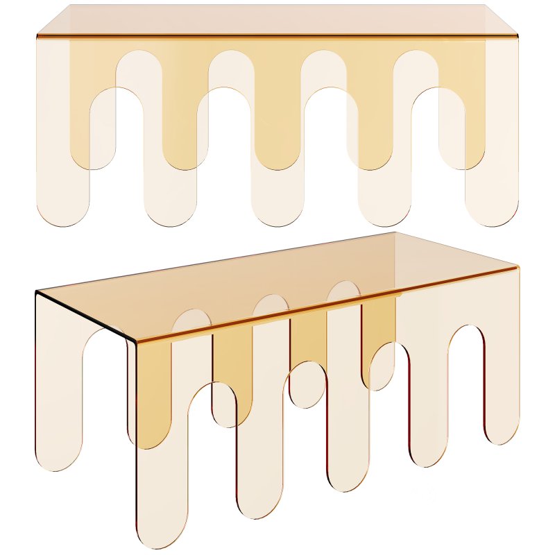 Coffee table table VB Glass Table by Vatreria Bazzanese Image 1