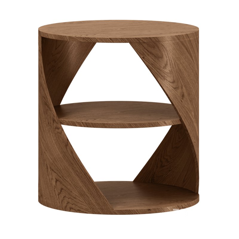 Monts Corner Design Bedside Table Image 1