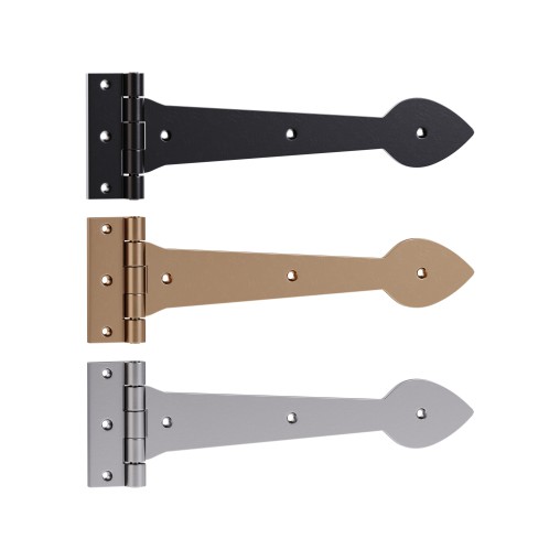 Black Wrought Iron Door Strap