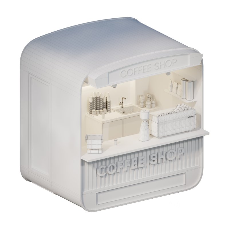 Coffee Shop 01 by Devran3D Image 5