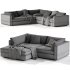 Oceanside Deep 2 Piece Left Arm Bumper Sectional Sofa - Thumbnail 7