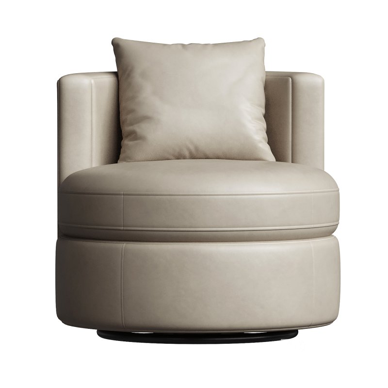 Balboa Leather Swivel Chair Image 3