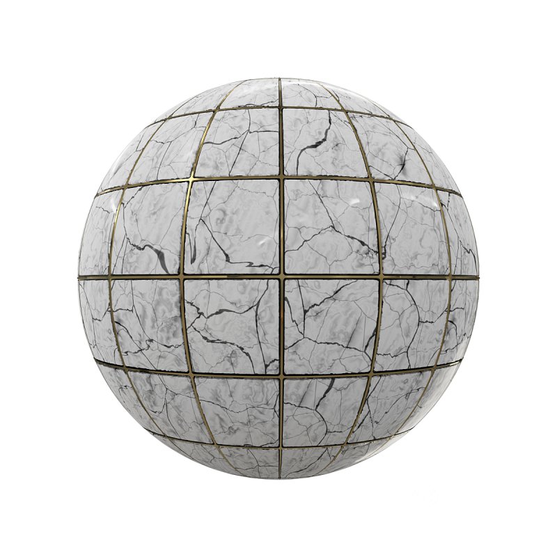 FB2 Marble Floor Tile stone | 4K | PBR | 2MAT Image 2