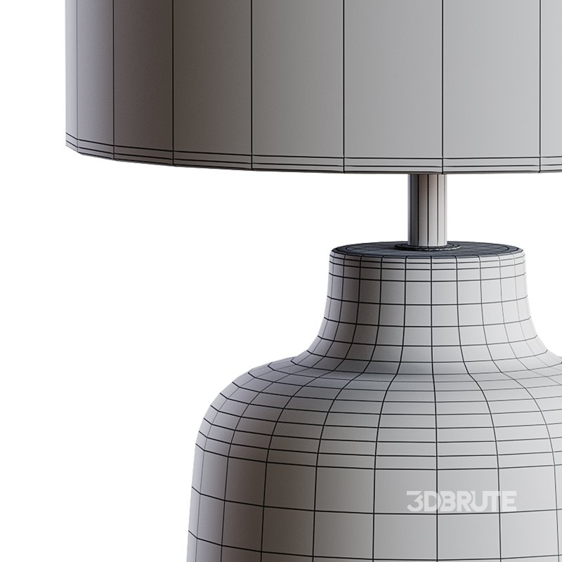 Handgemaakte tafellamp Ike betonnen voet Image 14