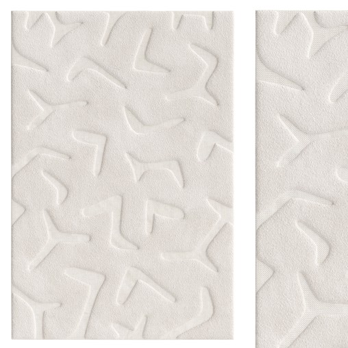 Akkira Abstract Cream Washable Wool Rug