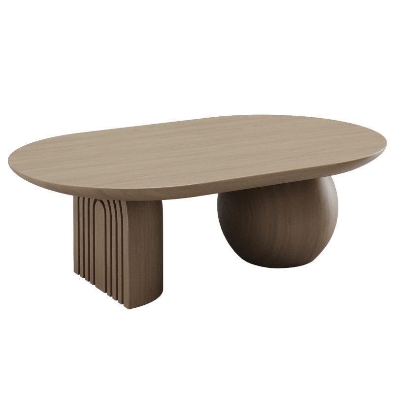 Nordic Cream Style Coffee Table Image 2