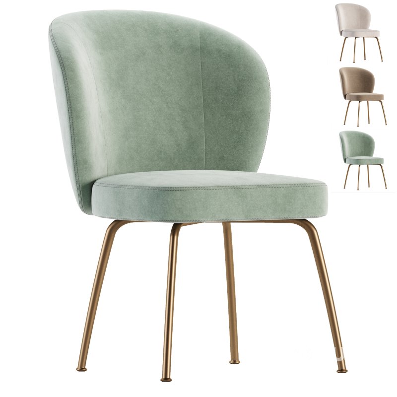 Greer Upholstered Dining Chair Image 4