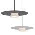 Thin Round Metal Plate Pendant Light - Thumbnail 1