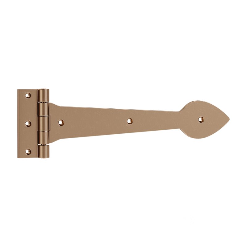 Black Wrought Iron Door Strap Image 3