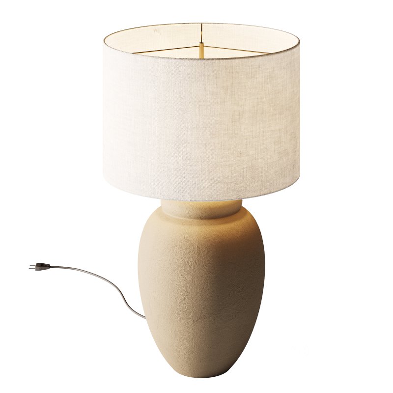 Grote tafellamp Bodhi met keramische voet Image 11