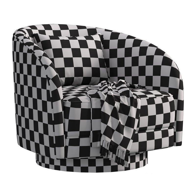 Ahead of the Curve Swivel Lounge Chair Image 7