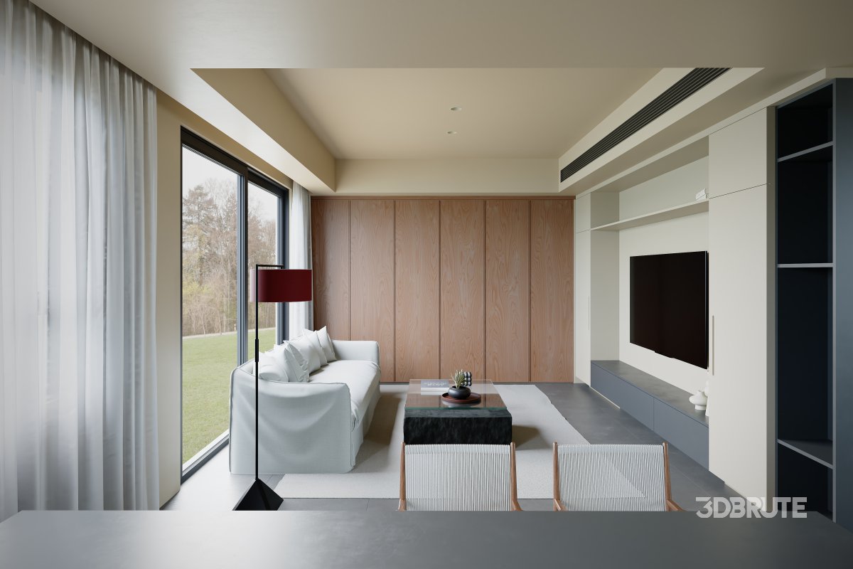 Living Room Dining Room Kitchen Image 8