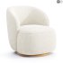 Sienna Fabric Swivel Armchair - Thumbnail 7