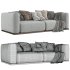 Lario Flexform double sofa - Thumbnail 2