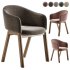 Isa Fabric Dining Arm Chair - Thumbnail 2
