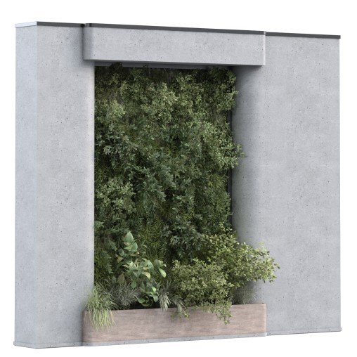 interior vertical plant green wall set 343