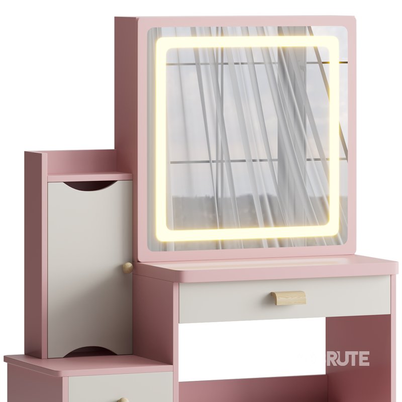 Ensemble coiffeuse et tabouret Vinush Image 12