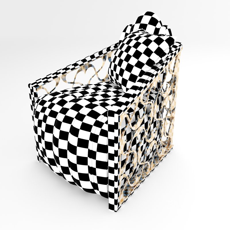 Geo Arm Chair Image 5