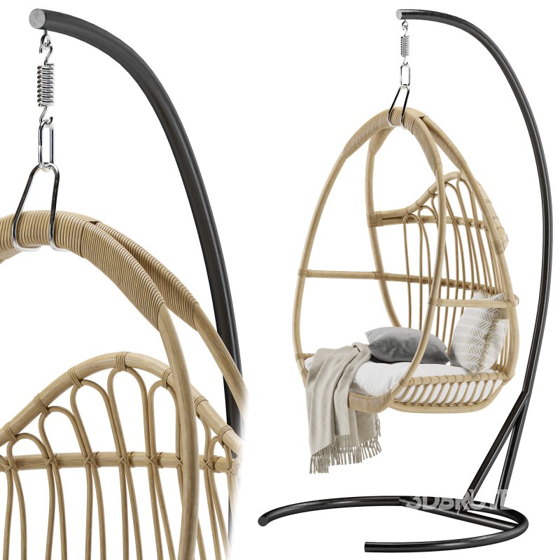 Balancelle_en_canne_de_rotin Image 3