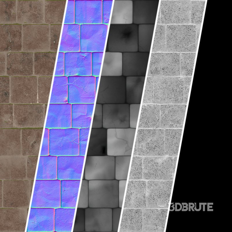 Stone Wall Materials 01- Sbsar Pbr 4k Seamless Image 3