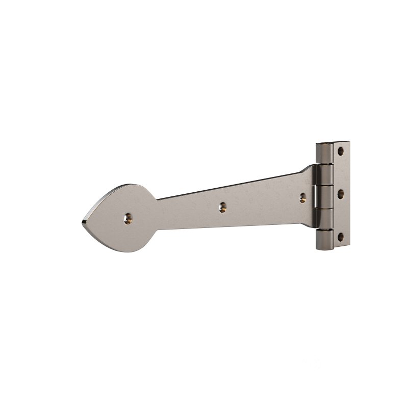 Black Wrought Iron Door Strap Image 9