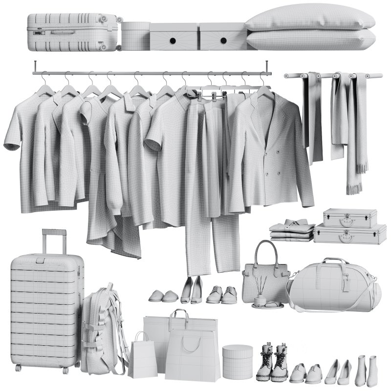 Clothing,shoes and accessories for wardrobe or shop Image 5