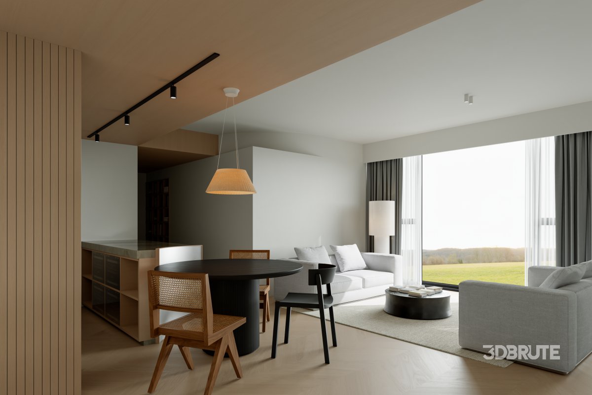 living room dining room Image 1