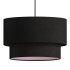 Modern Suspension Dual Drum Fabric Light - Thumbnail 2