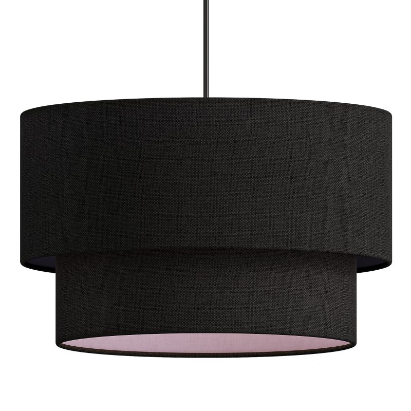 Modern Suspension Dual Drum Fabric Light Image 2
