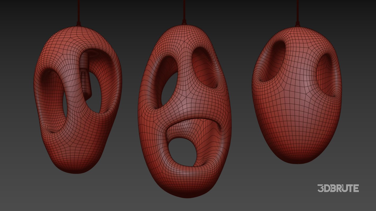 Sculptural Japandi Pendant light Image 6