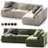 Movie Night 4 Piece Modular Sectional Open - Thumbnail 3