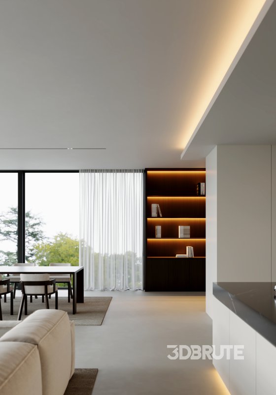 living room dining room Image 4