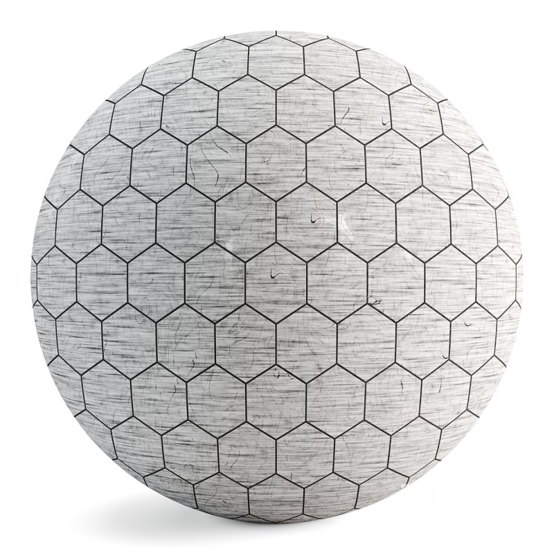 FB6 Marble Floor Tile stone | 4K | PBR | 2MAT Image 2