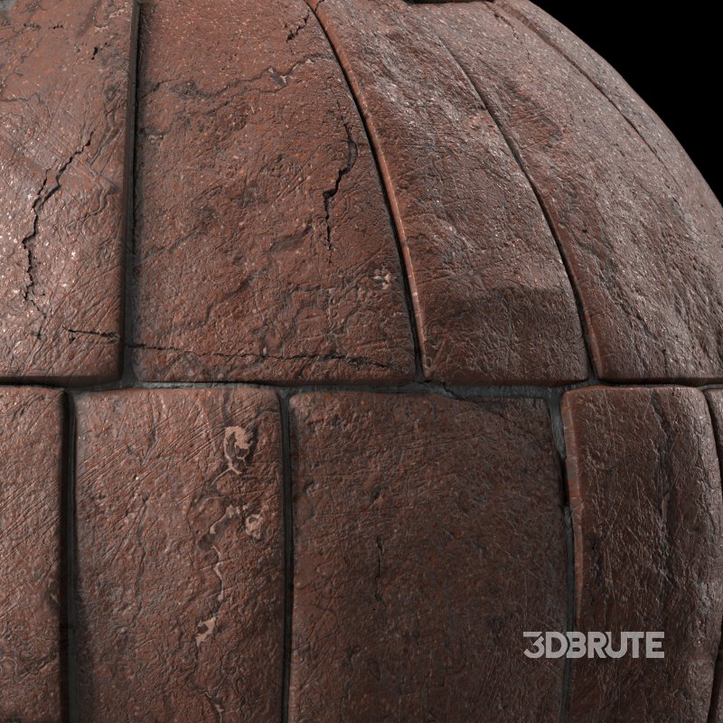 Stone Wall Materials 04- Sbsar Pbr 4k Seamless Image 3