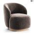 Sienna Fabric Swivel Armchair - Thumbnail 3