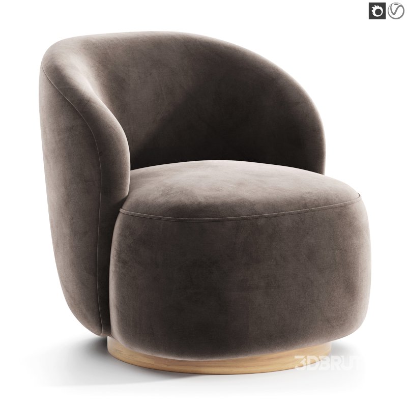 Sienna Fabric Swivel Armchair Image 3