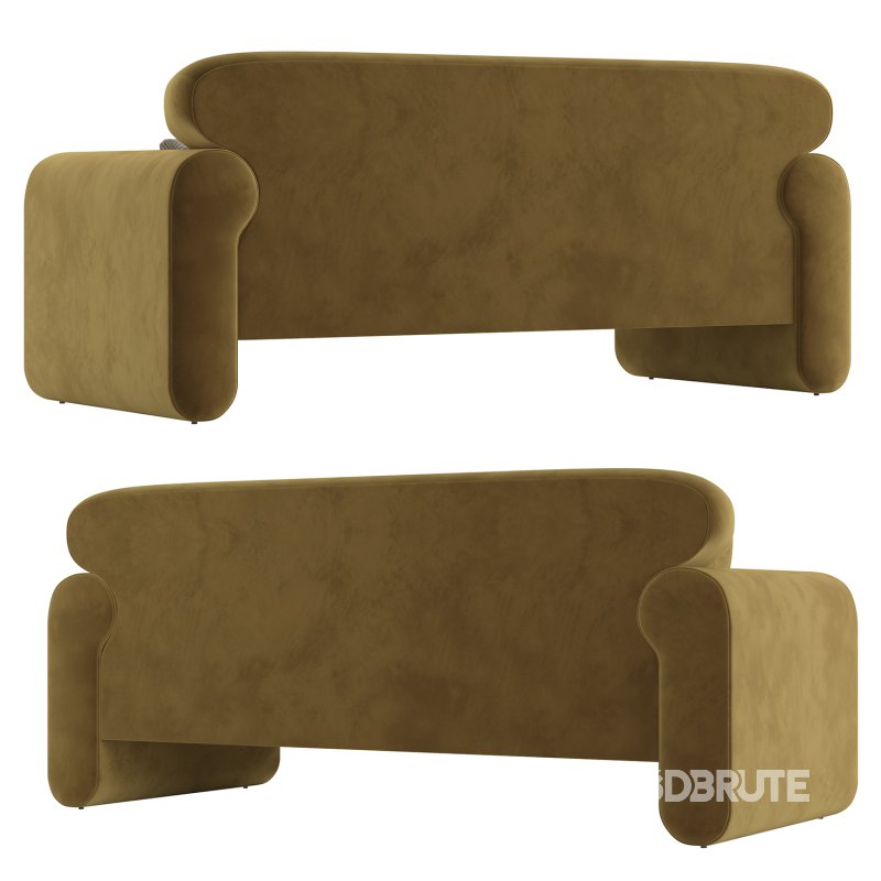 Gala Reverse Roll Arm Apartment Sofa Image 2