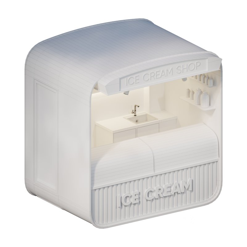 Ice Cream Shop 01 by Devran3D Image 5